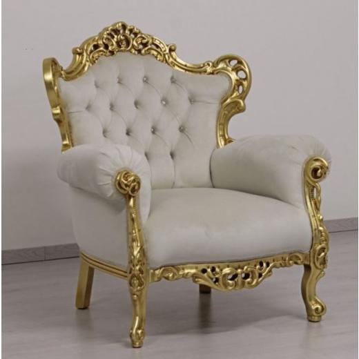 barokowy fotel meble do wnetrz